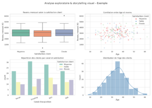 data vizualisation de kpi orientés analyse exploratoires & storytelling visuel